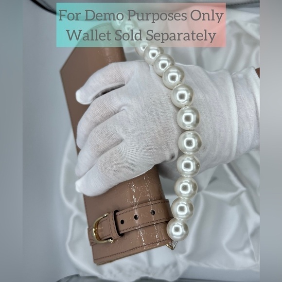 Unbranded Faux Jumbo Pearl Wallet Chain | Bag Charm - Picture 4 of 4